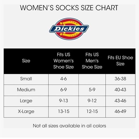 Dickies Dri-tech Fashion Moisture Cntrl Crew Socks grey/black 6 pk size 6-9 Nwt - Picture 2 of 7